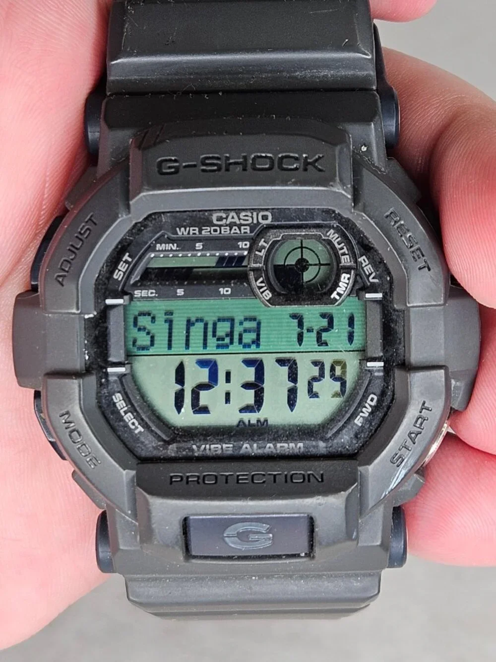 Casio G Shock GD-350 Men's 51mm Silicone Band Sport Watch Wristwatch
